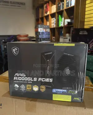 MSI MAG A1000GLS PCIE5, 1000W Gaming Power Supply, 80+ Gold