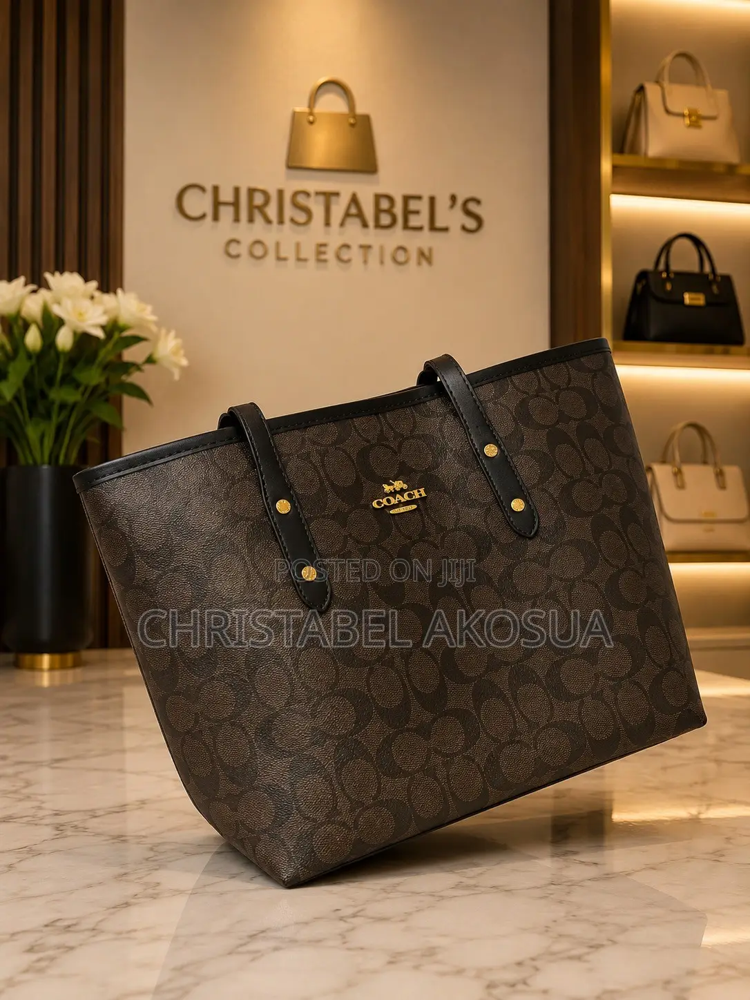 Coach Monogram Signature Tote Bag – Premium Handbag