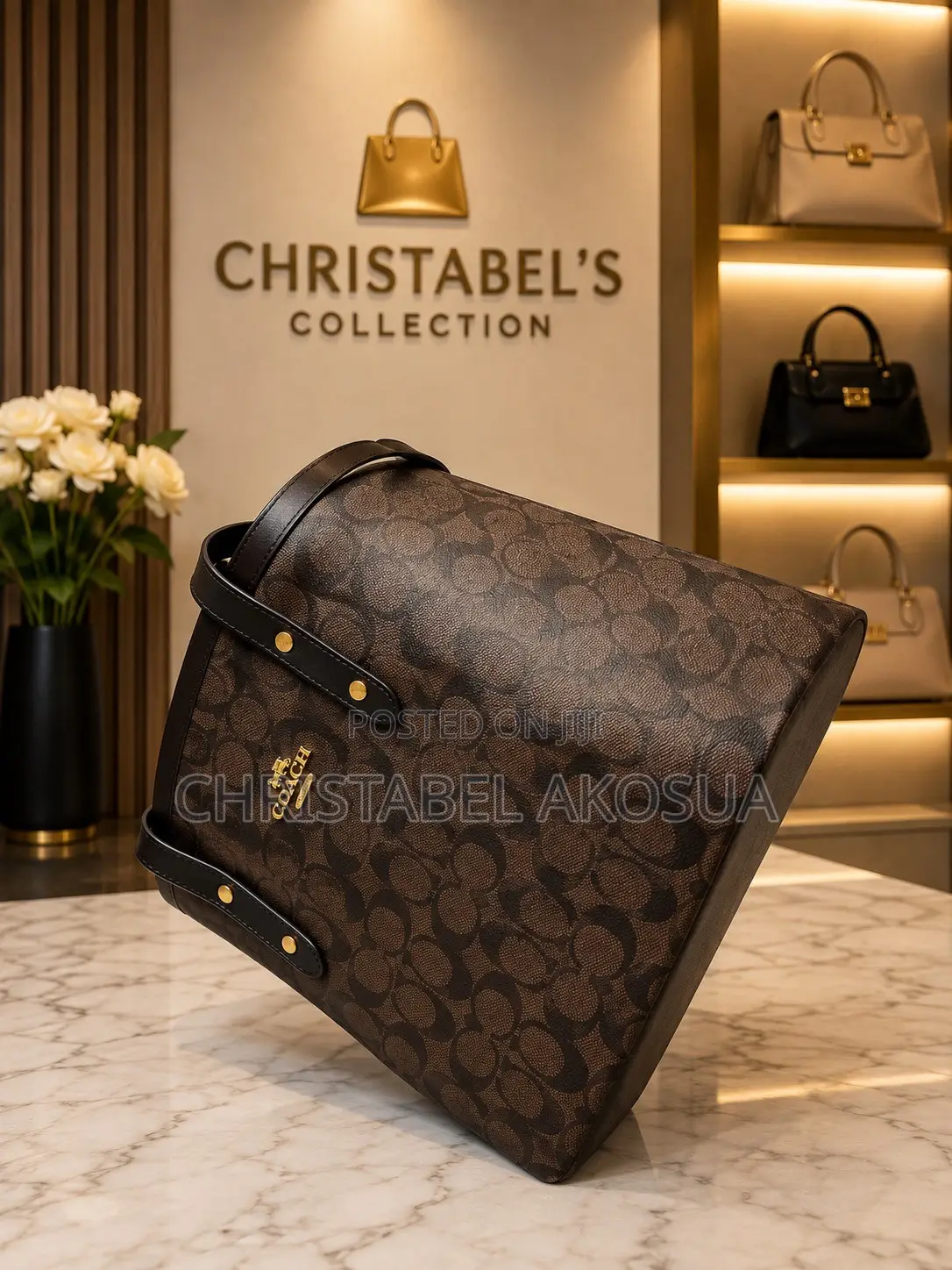 Coach Monogram Signature Tote Bag – Premium Handbag