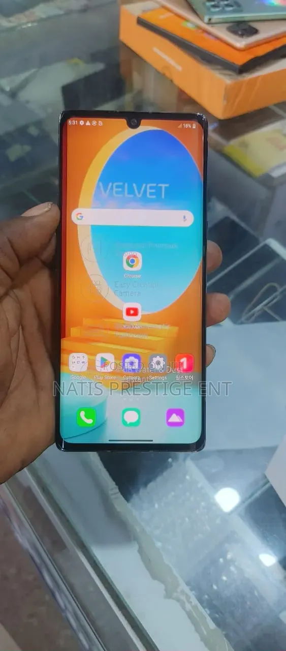 New LG Velvet 5G UW 128 GB Black