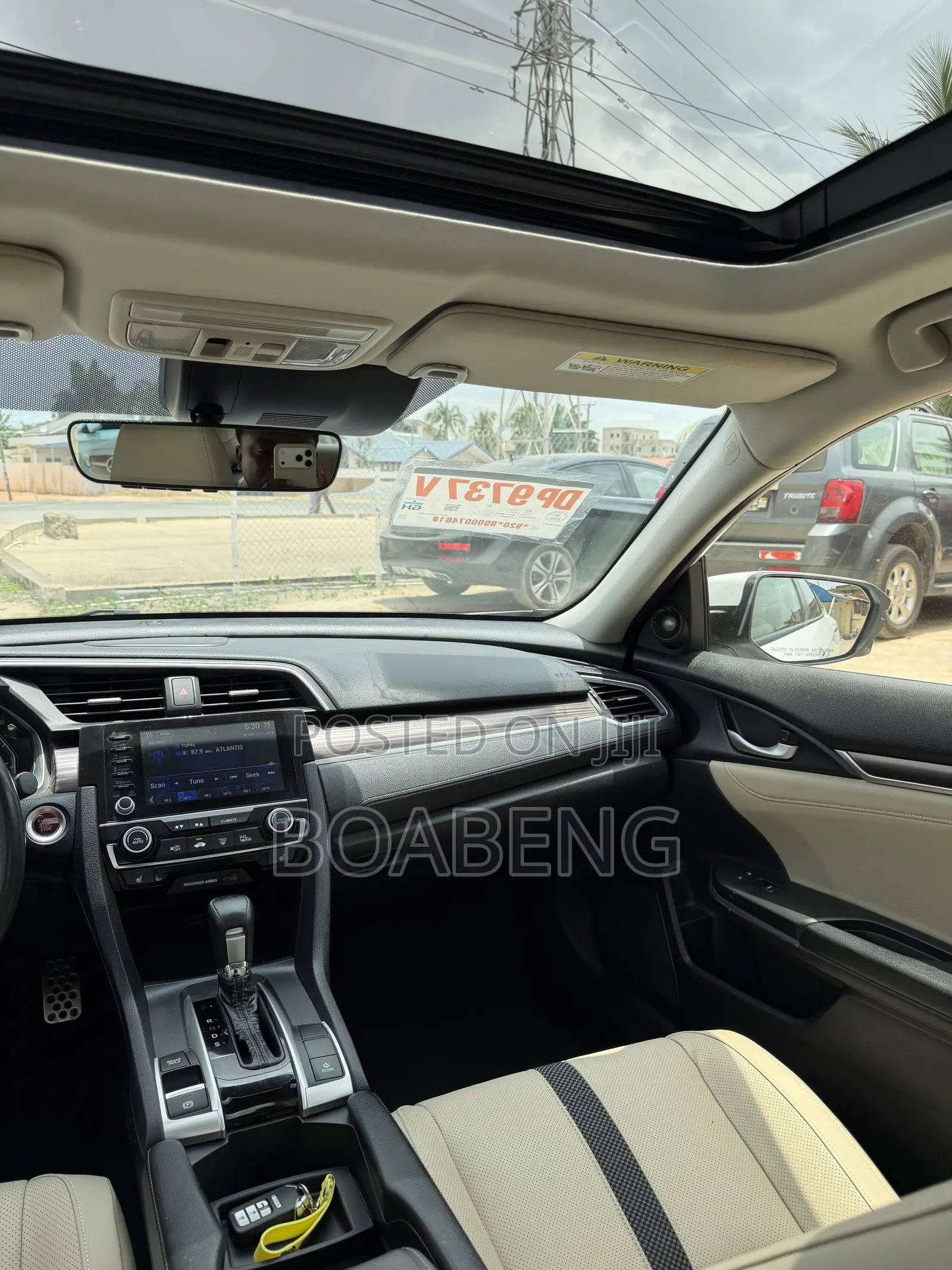 Honda Civic Touring Sedan 2019 White
