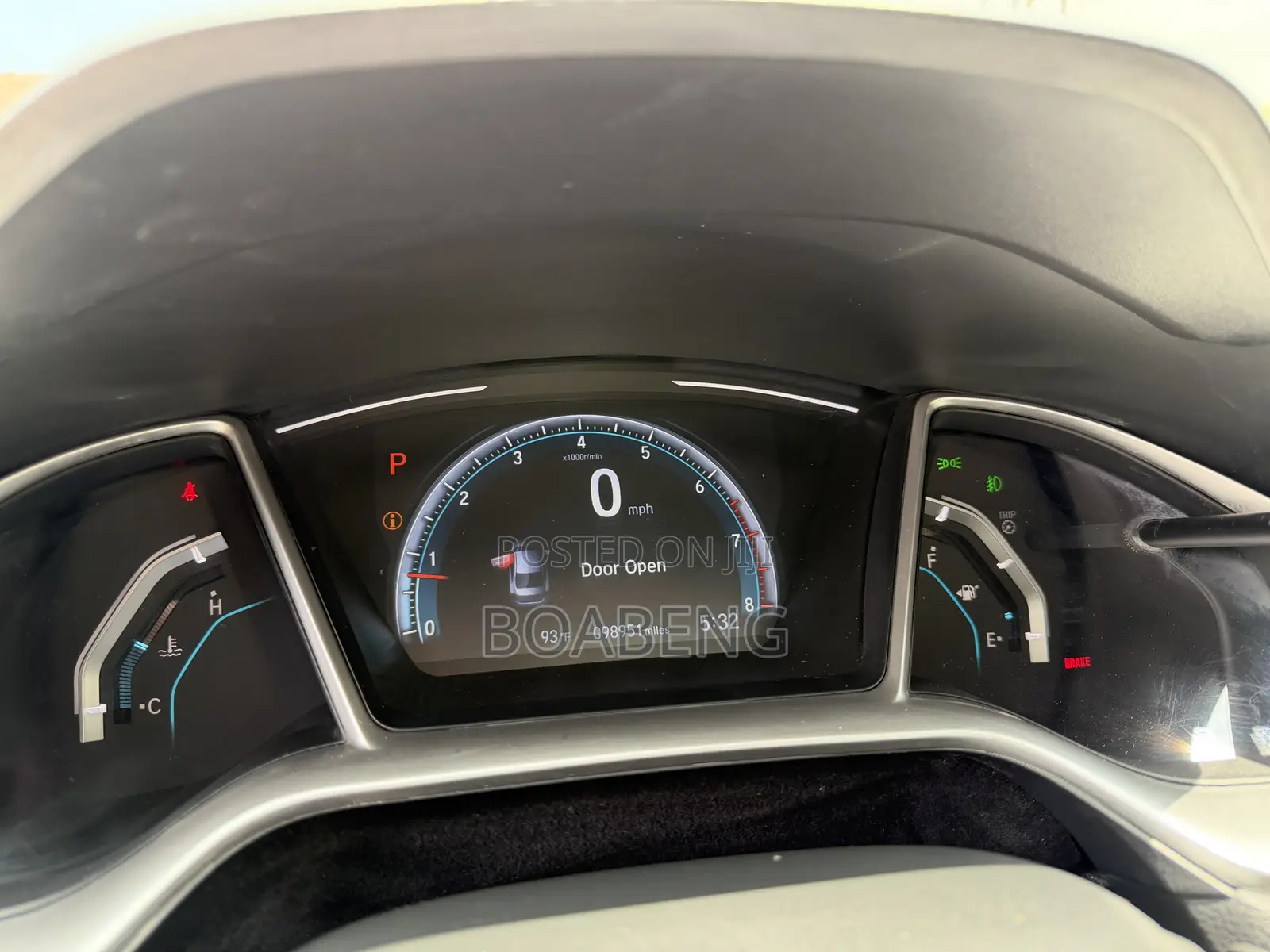 Honda Civic Touring Sedan 2019 White