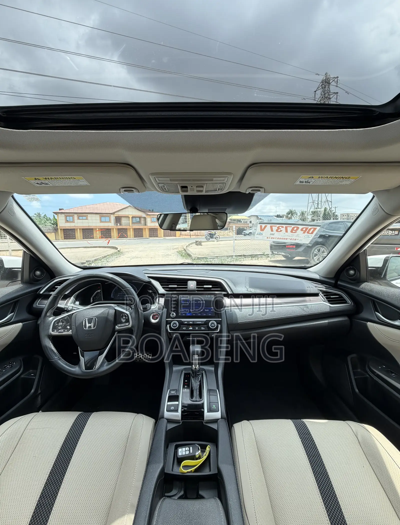 Honda Civic Touring Sedan 2019 White