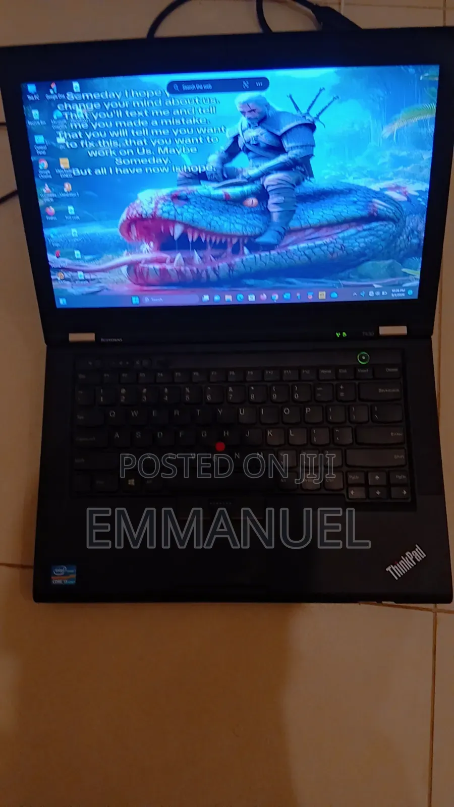 Laptop Lenovo ThinkPad T430 12GB Intel Core i5 SSHD (Hybrid) 256GB