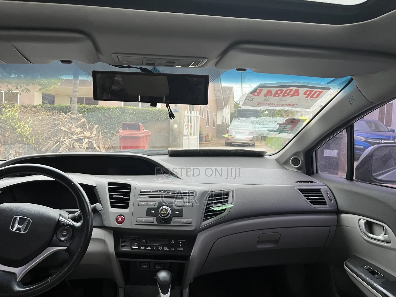 Honda Civic EX Sedan 2012 Silver