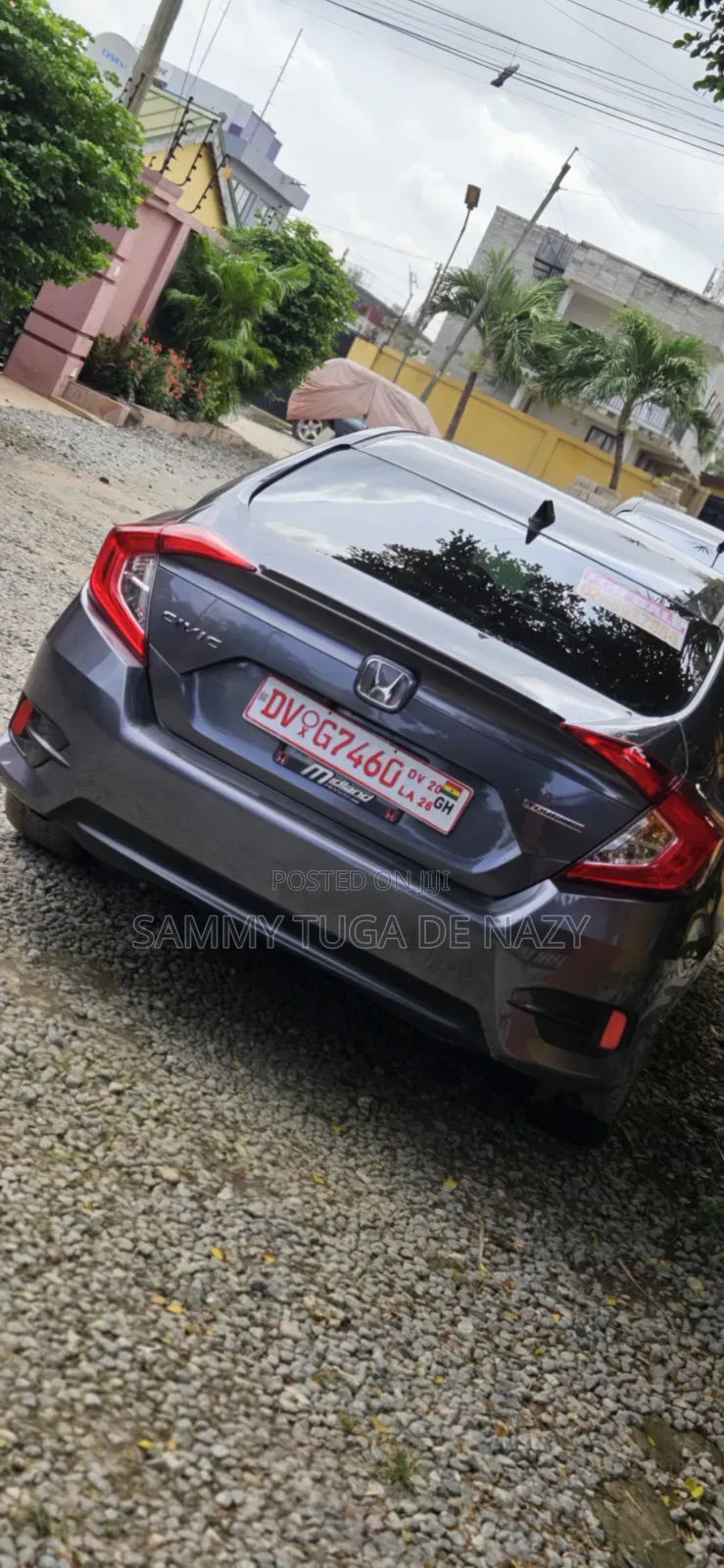 Honda Civic Touring 4dr Sedan (1.5L 4cyl) 2017 Gray