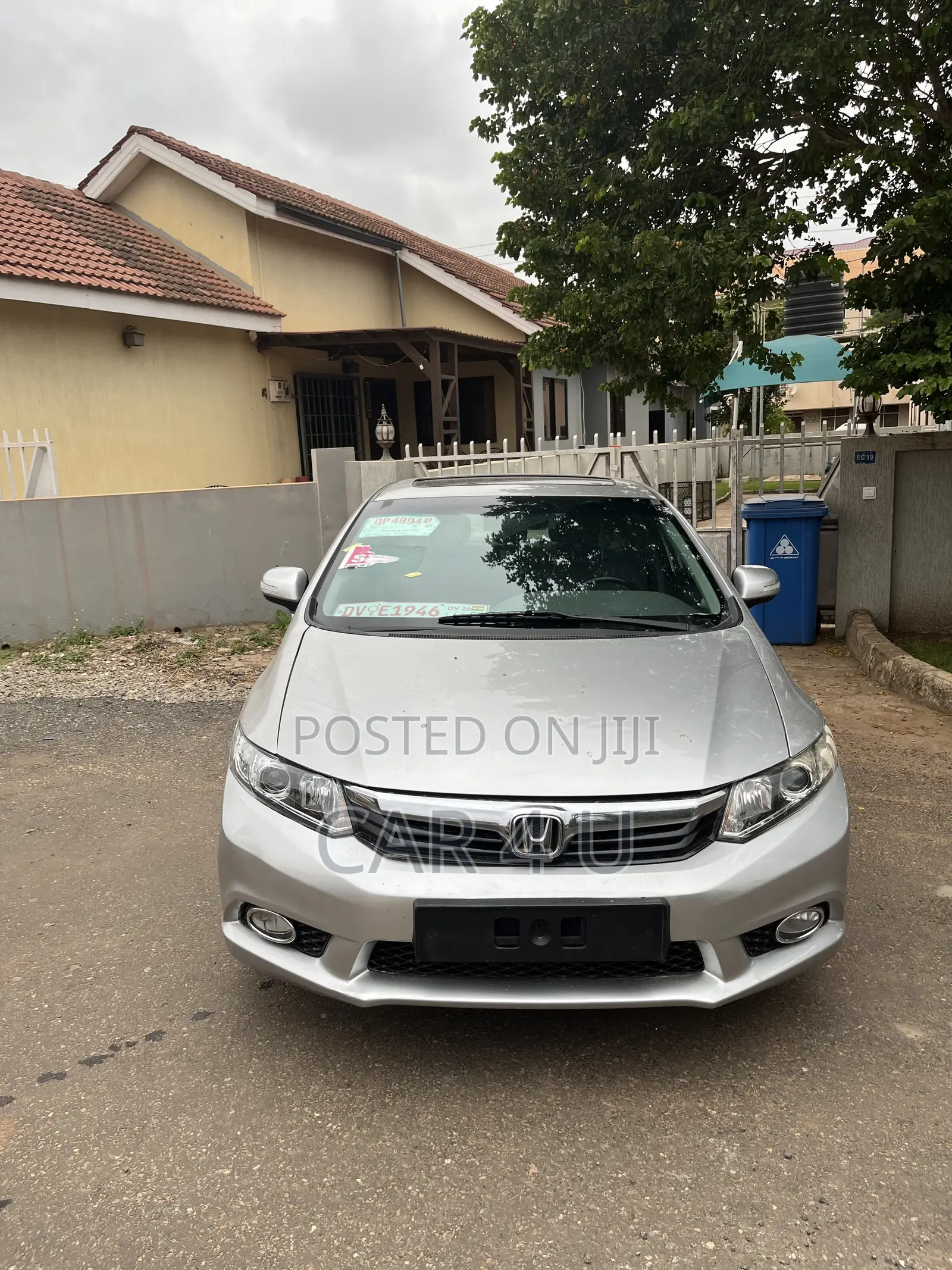 Honda Civic EX Sedan 2012 Silver