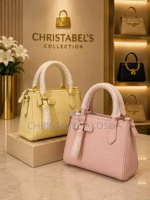 Premium Mini Handbag – Pink & Yellow Ladies Bag – New
