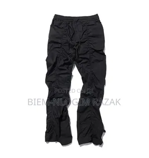 High Quality Camouflage N Plain Waist Band Parachute Pants Available