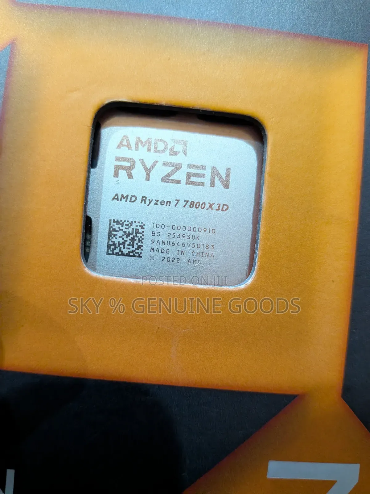 Brand New Rysen 7 7800x3d CPU