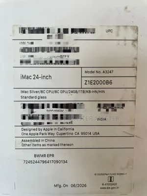 New Desktop Computer Apple iMac 24GB Apple M4 SSD 1T