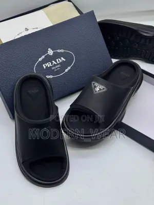 New PRADA Chunky Sole Slippers