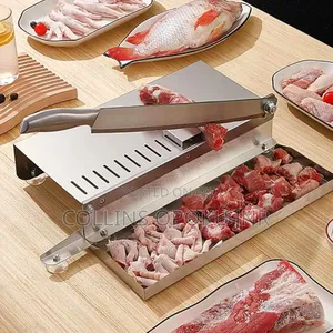 Stainless Steel Manual Slicing Machine Frozen Meat & Vegetables Slicer