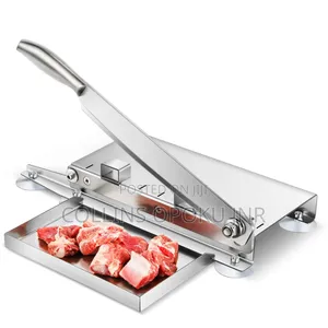Stainless Steel Manual Slicing Machine Frozen Meat & Vegetables Slicer