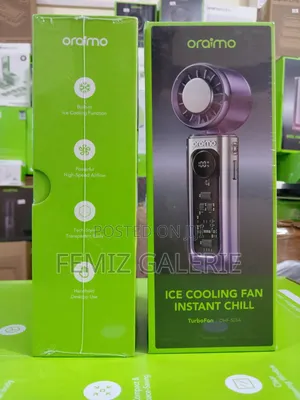 Oraimo TurboFan Rechargeable Fan With Built-in Ice-Cooling Chip