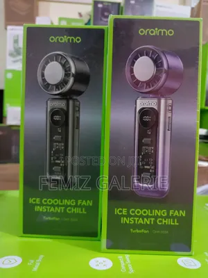 Oraimo TurboFan Rechargeable Fan With Built-in Ice-Cooling Chip