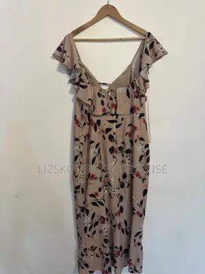 Lovely Blush-Pink Midi Dress