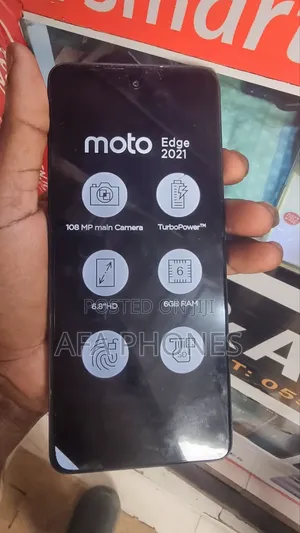 New Motorola Edge 5G UW (2021) 128 GB Blue