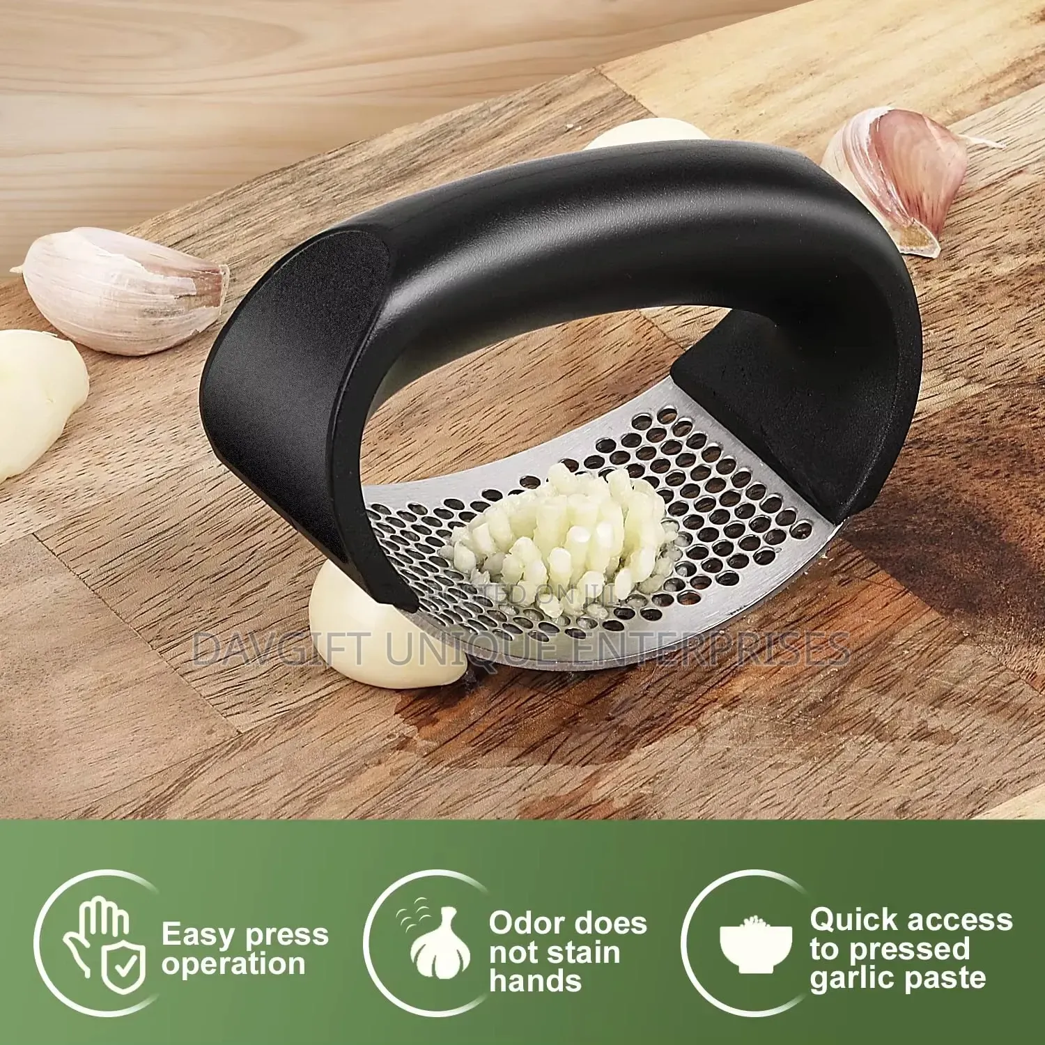 Quality Stainless Garlic Presser