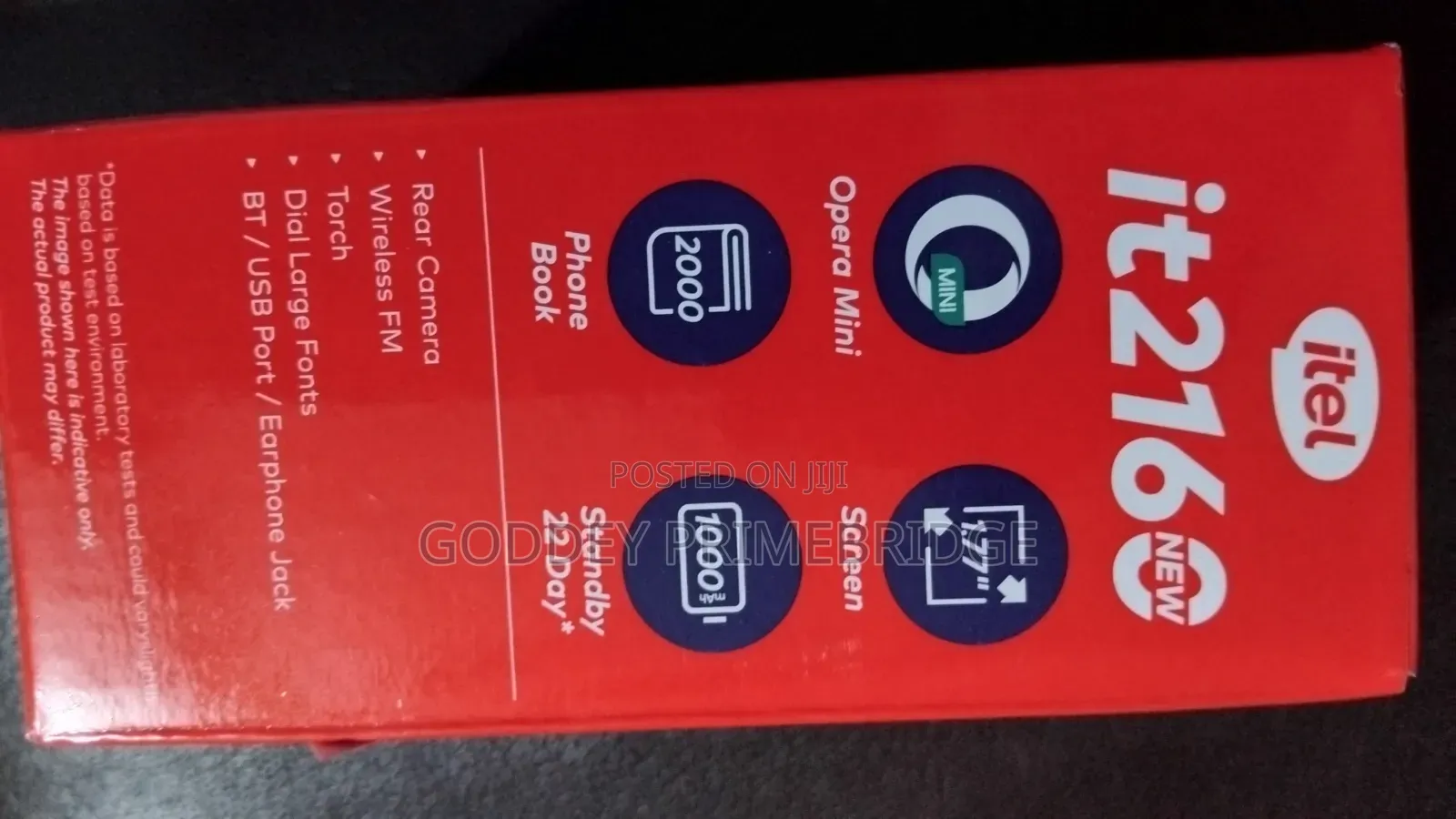 New Itel it2160 Black