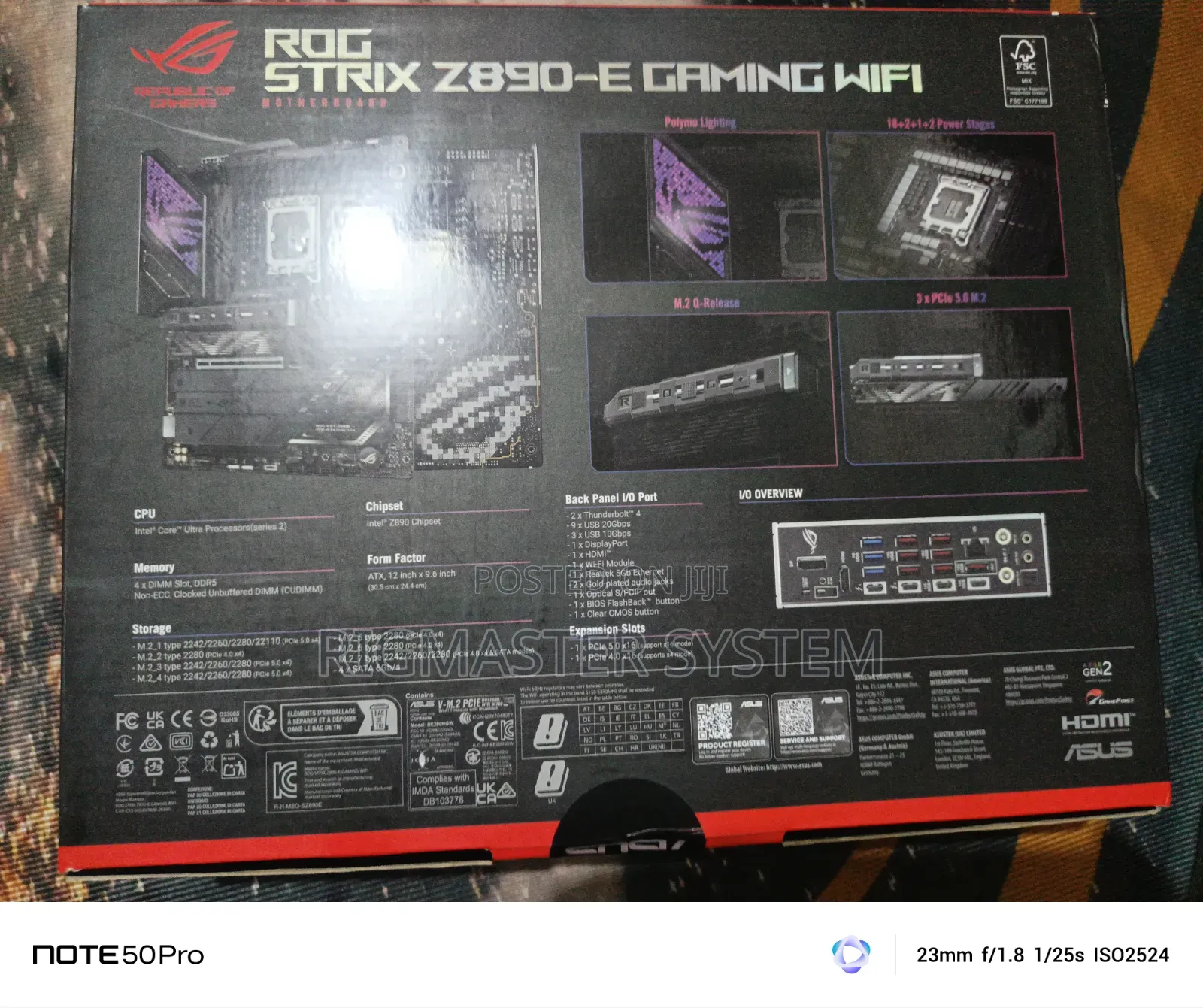 ASUS ROG STRIX Z890 E Gaming WiFi Motherboard
