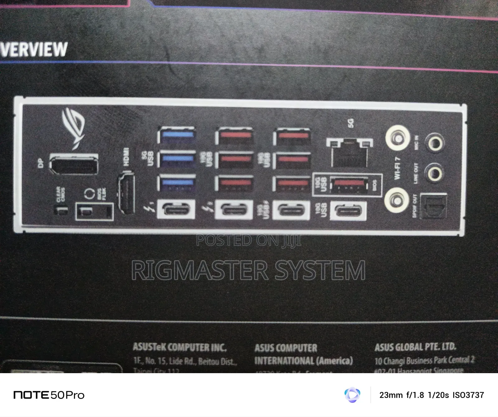 ASUS ROG STRIX Z890 E Gaming WiFi Motherboard