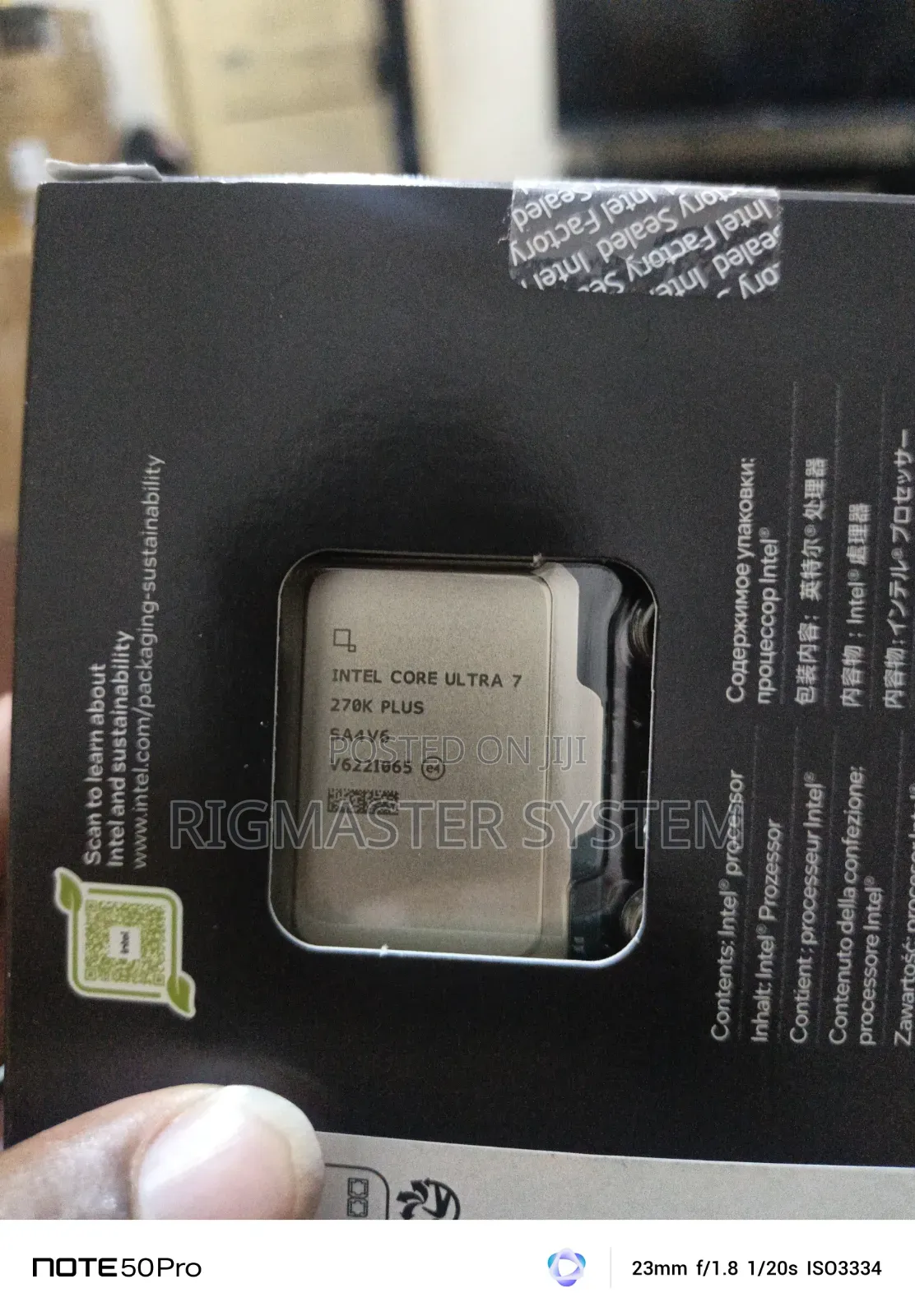Intel Core Ultra 7 270 Desktop Processor