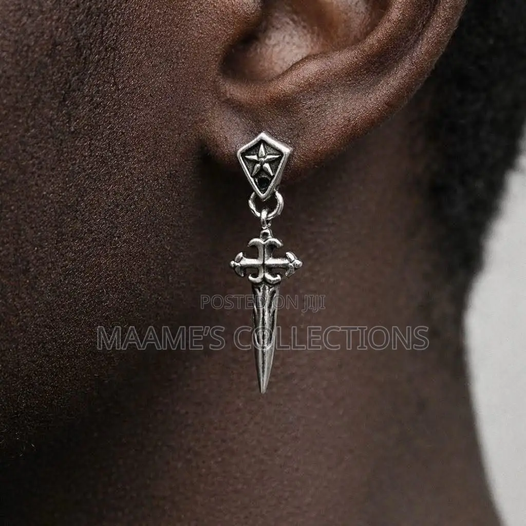 Men’s Stainless Steel Earrings – Stylish & Durable
