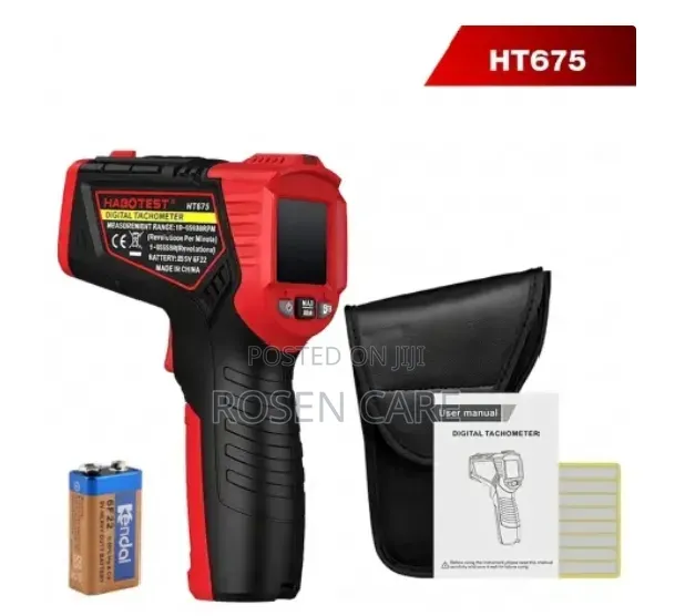 Habotest Ht675 Quality Digital Laser Tachometer Speedometer