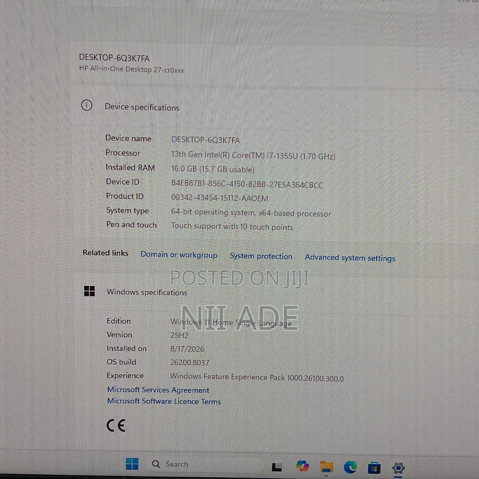 Desktop Computer HP 290 G4 All-in-One 16GB Intel Core i7 HDD 1T