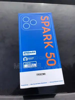 New Tecno Spark 50 128 GB Gray