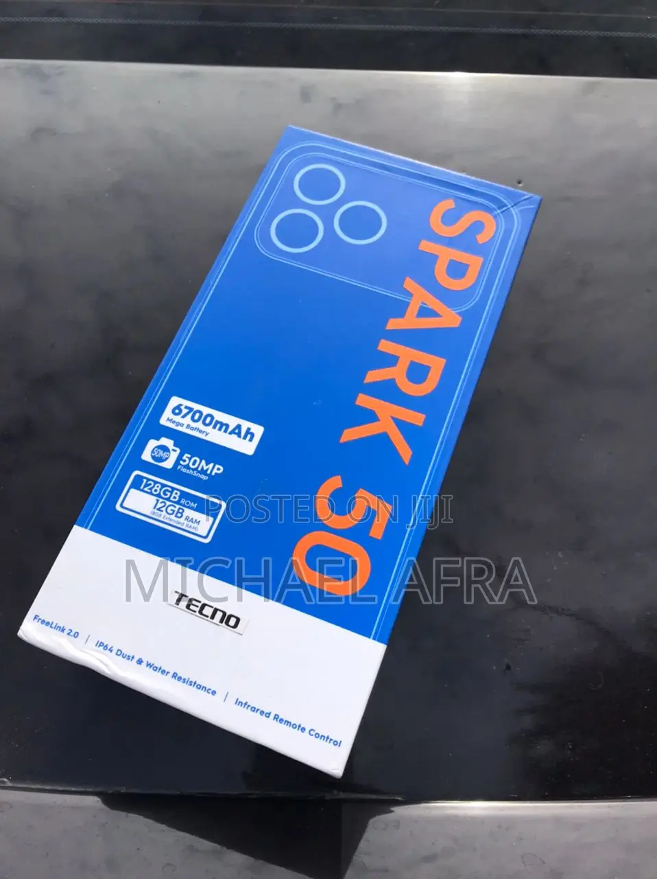 New Tecno Spark 50 128 GB Gray