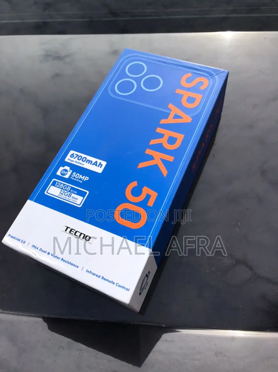 New Tecno Spark 50 128 GB Gray