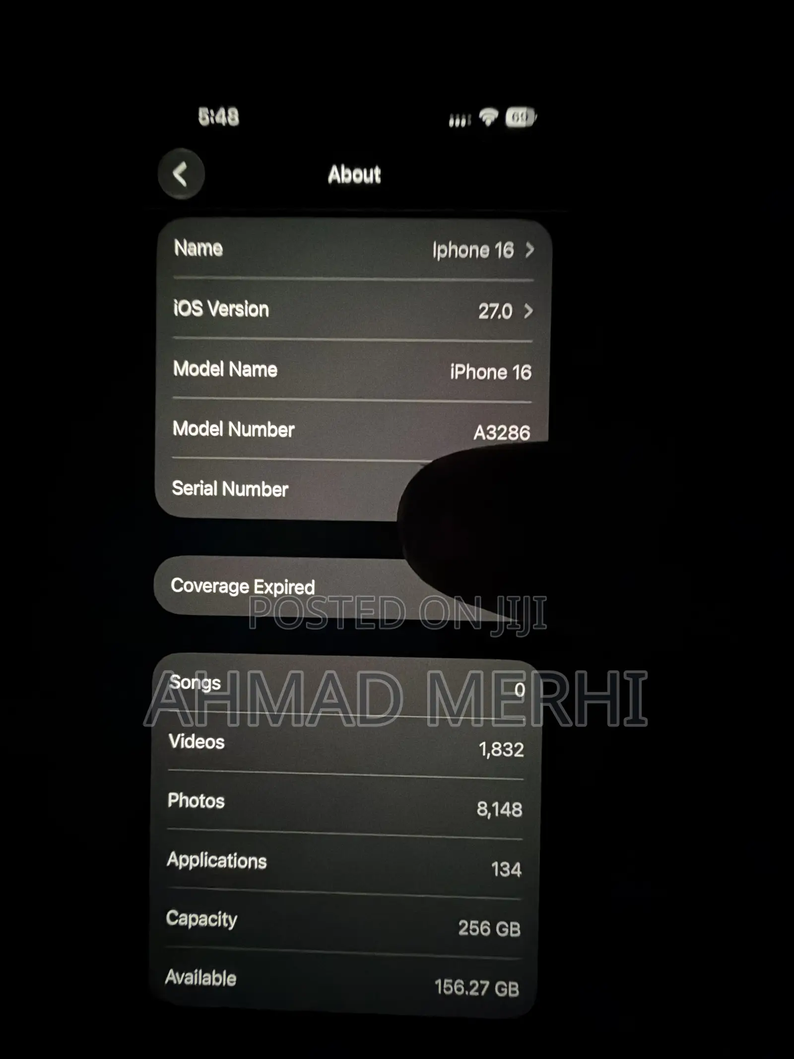Apple iPhone 16 256 GB Blue