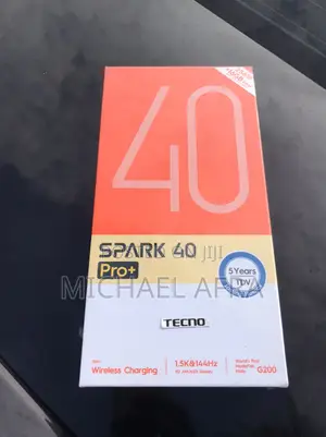 New Tecno Spark 40 Pro+ 256 GB Black