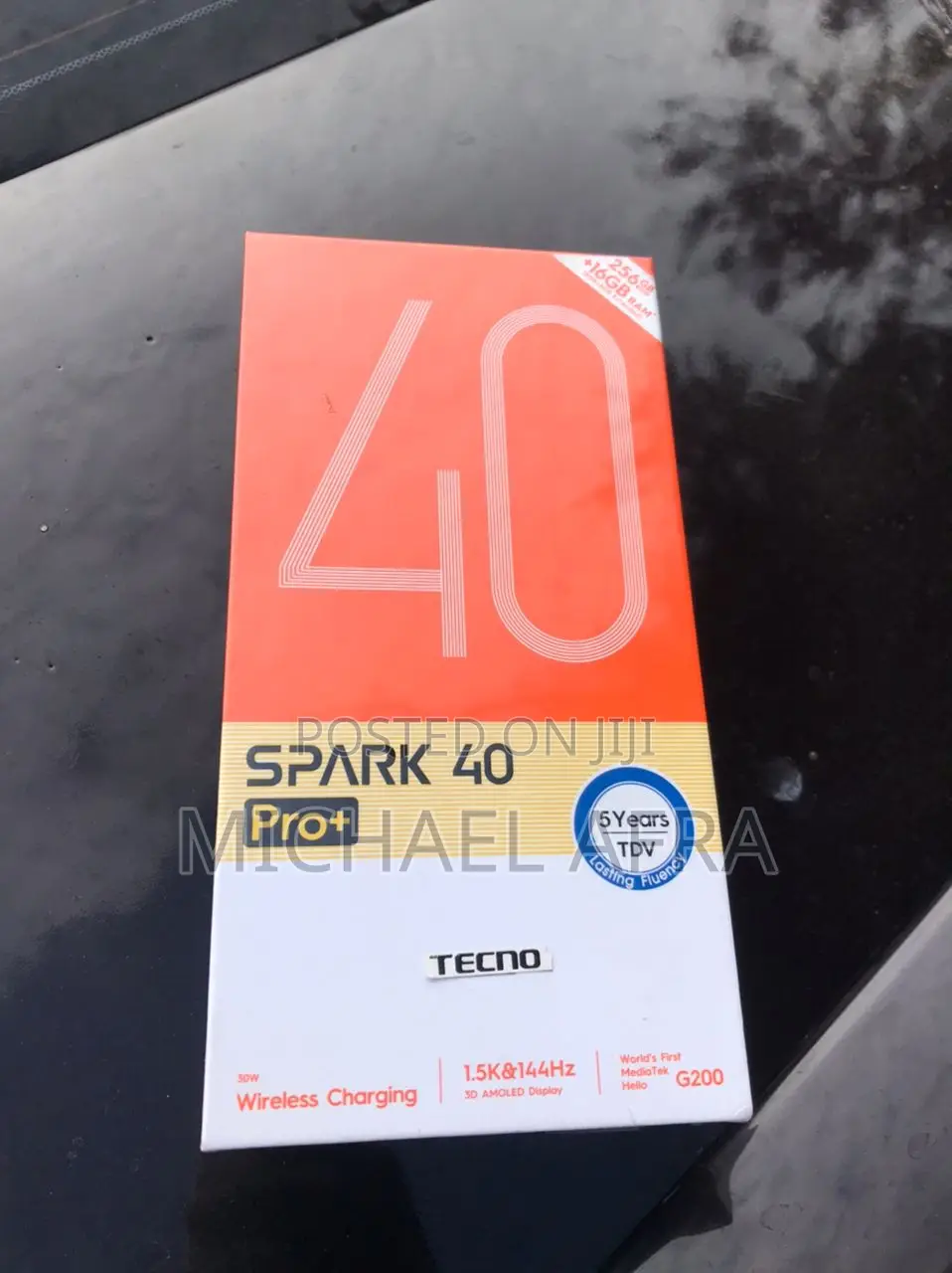 New Tecno Spark 40 Pro+ 256 GB Black