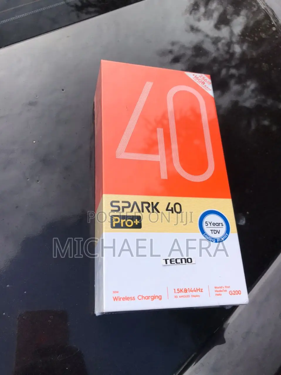 New Tecno Spark 40 Pro+ 256 GB Black