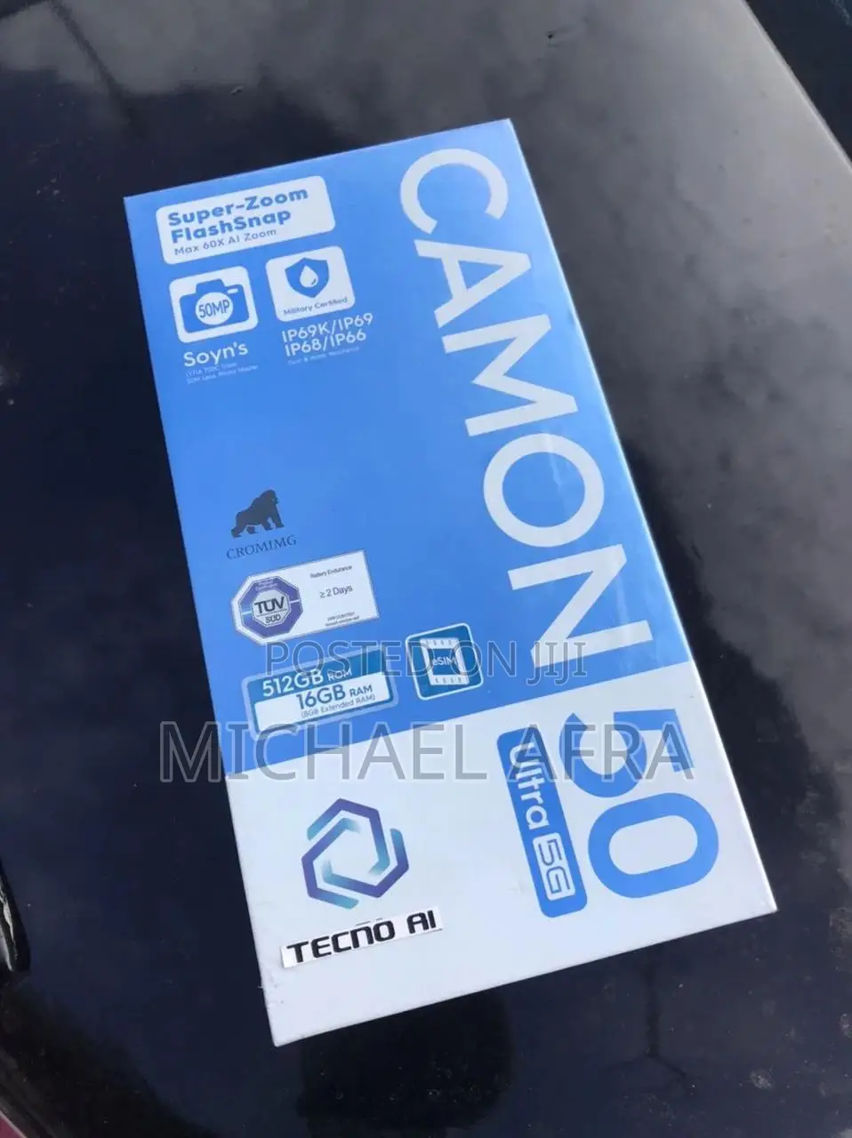 New Tecno Camon 50 Ultra 512 GB Orange