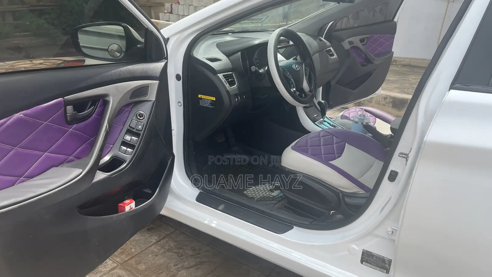 Hyundai Elantra Limited 2012 White