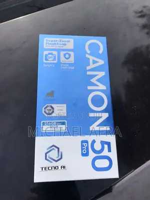 New Tecno Camon 50 Pro 256 GB Gray