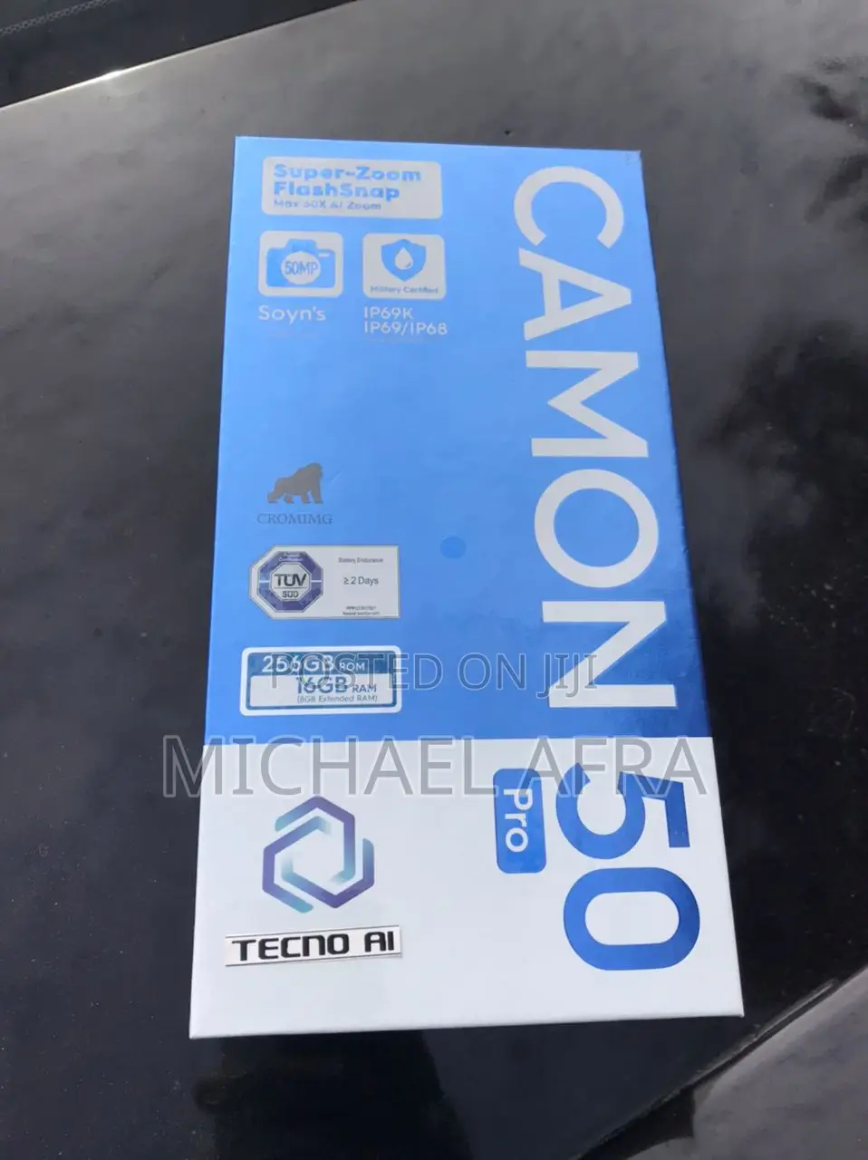New Tecno Camon 50 Pro 256 GB Gray