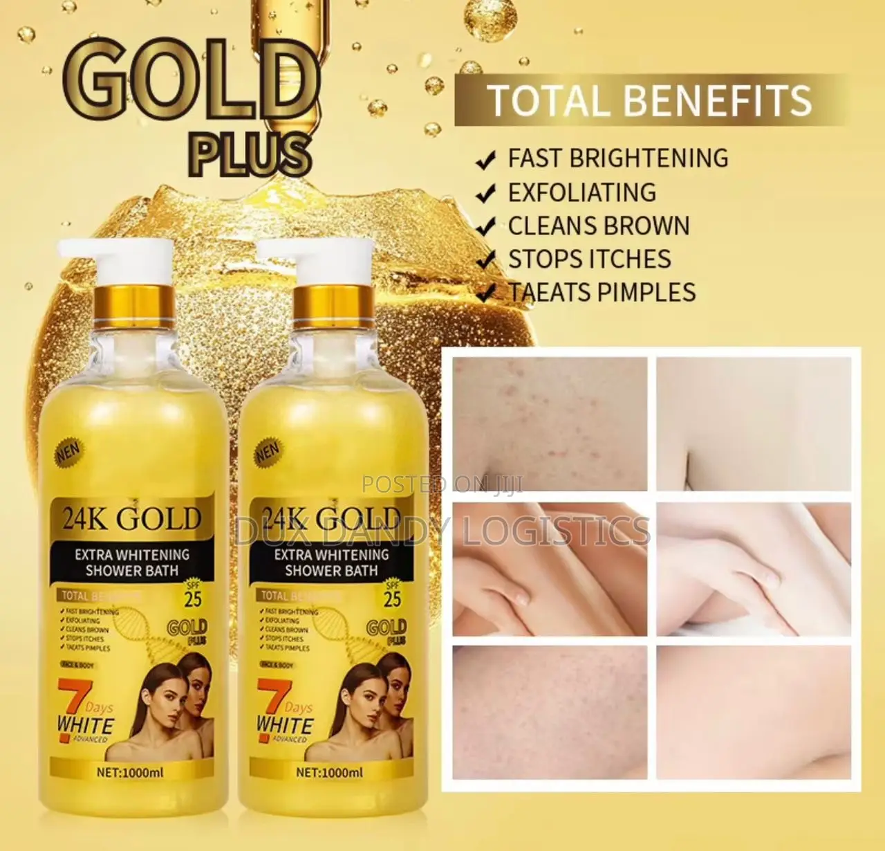 Extra Whitening Shower Bath