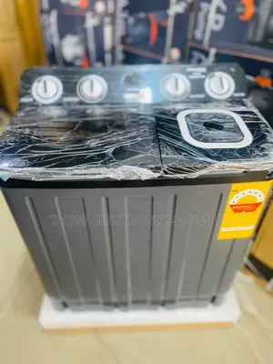 Dark Gray Nasco 7kg Twin Tub Washing Machine