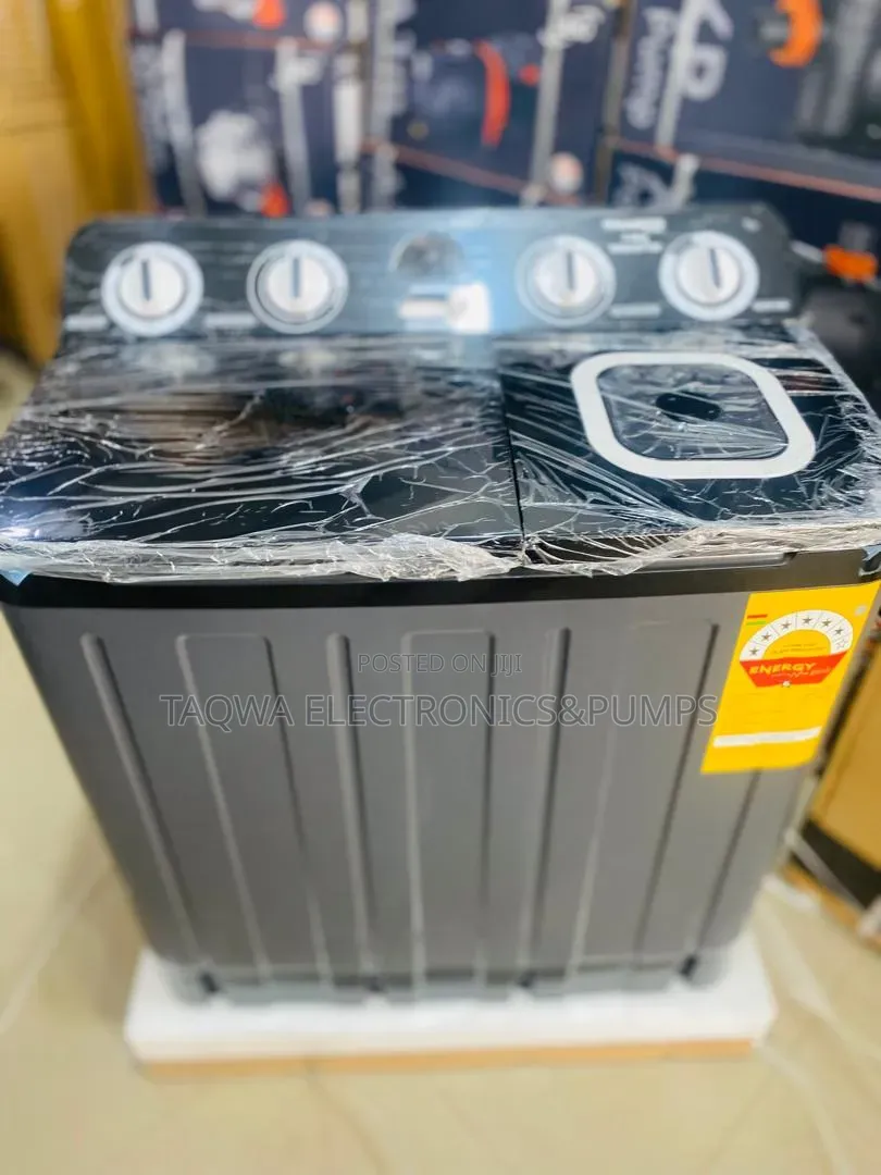 Dark Gray Nasco 7kg Twin Tub Washing Machine