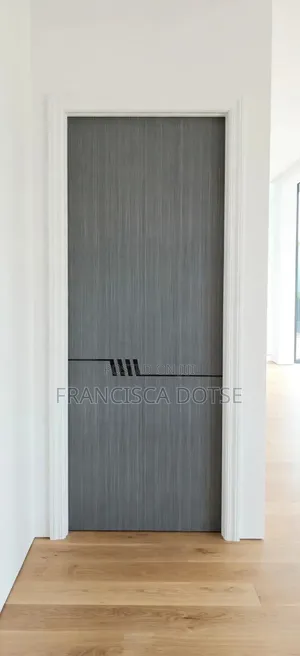 High Quality Gray Wooden Door for Bedroom