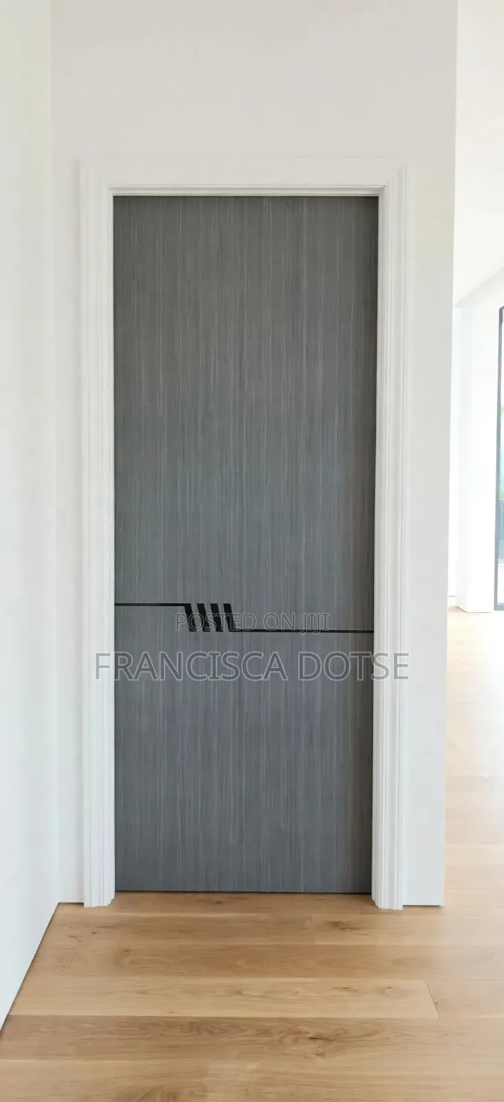 High Quality Gray Wooden Door for Bedroom