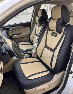 Original Leather Car Seat Cover WTH Neck Pillows