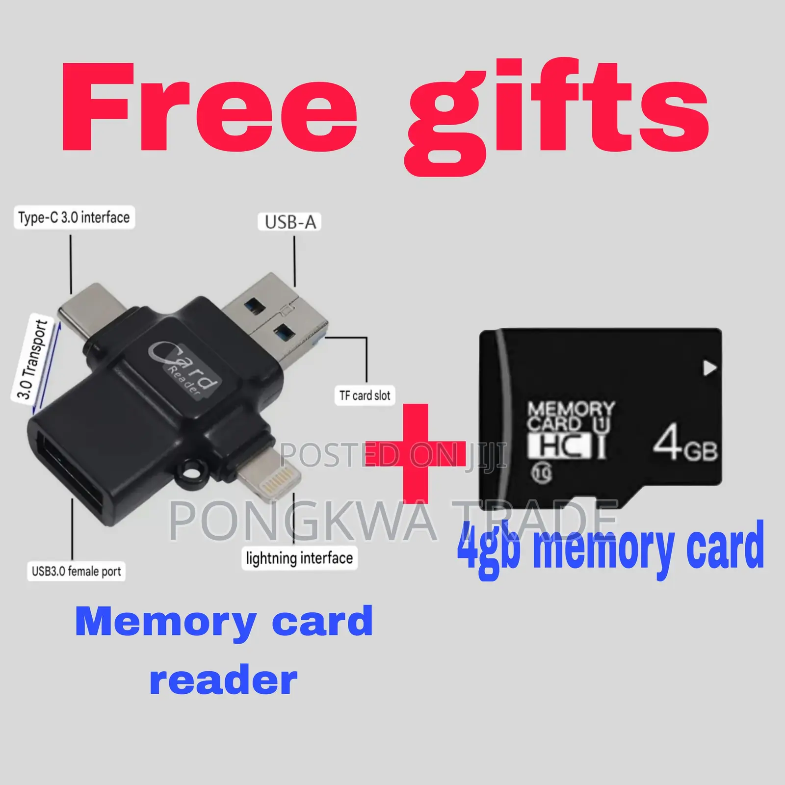 Car Radio Tape With Free 4 GB Memory Card and a Memory Reader
