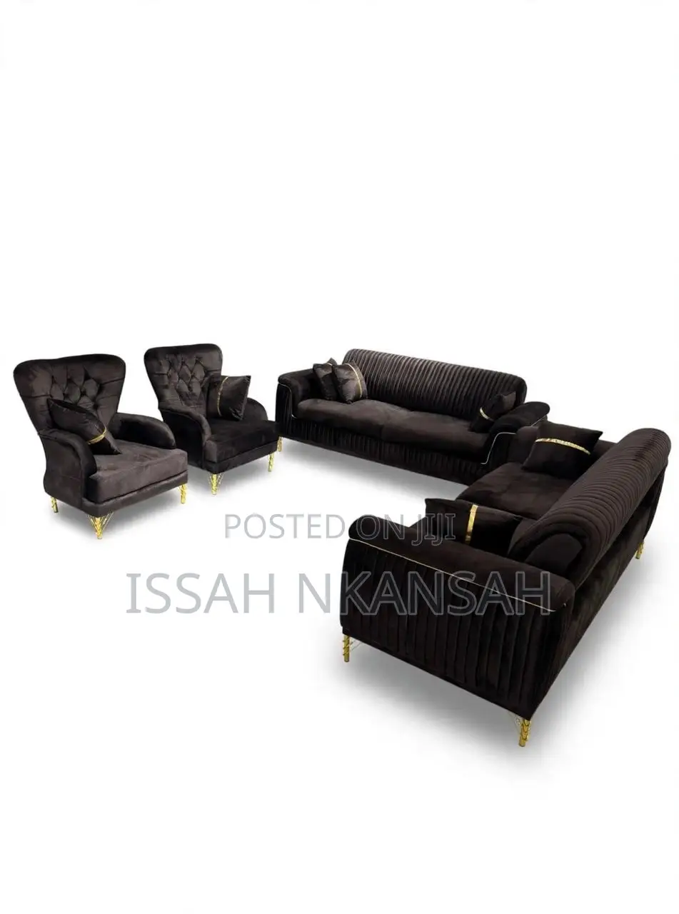 Brown Fabric Sofa Chair