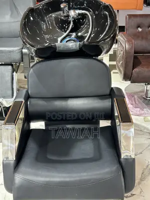 Luxury Shampoo Chair With Ceramic Sink Bowl